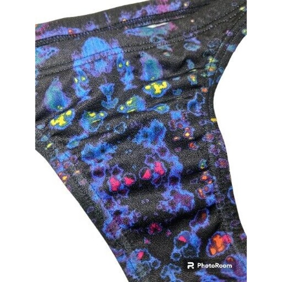 Women's Arena Training BIKINI BOTTOM Swimming Size 26 Tie Dye Purple Mango NEW - Picture 7 of 12